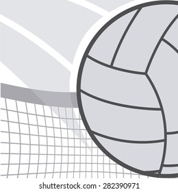 volleyball sport design, vector illustration eps10 graphic 