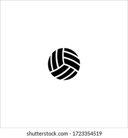 volleyball sport game icon vector 