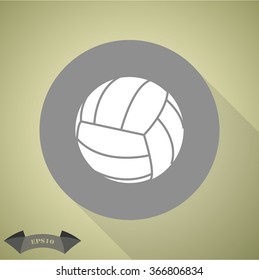 Volleyball sport icon