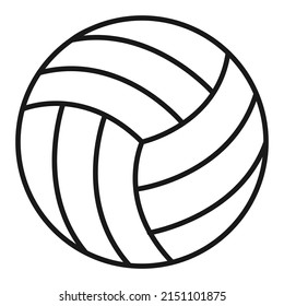 Volleyball sport icon illustration vector
