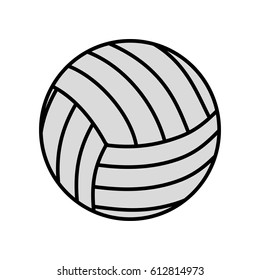 volleyball sport isolated icon