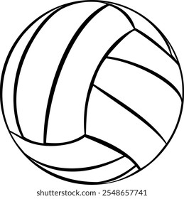 Volleyball Sports icon stock illustration, Sports equipment vector illustration
