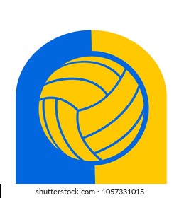 Volleyball symbol design