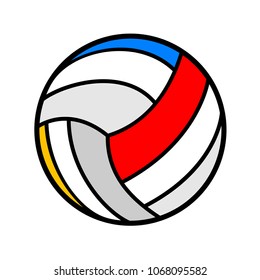 Volleyball symbol design