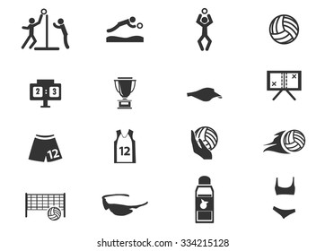 Volleyball symbol for web icons