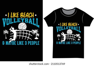 Volleyball t shirt design for man
