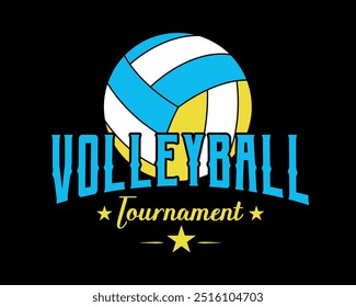 Volleyball t shirt template design