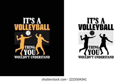 Volleyball Quote T Shirt Design, Typografie