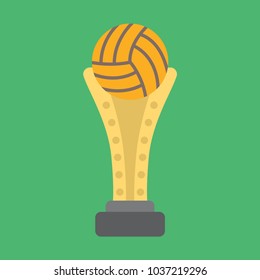 Volleyball trophy icon