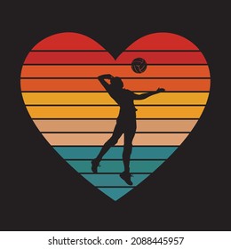 Volleyball T-shirt Design For Sport Lovers