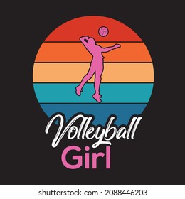 Volleyball T-shirt Design For Sport Lovers