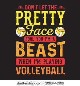 Volleyball T-shirt Design For Sport Lovers