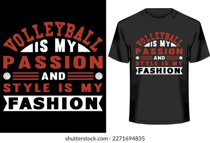 volleyball T-shirt Design and vector