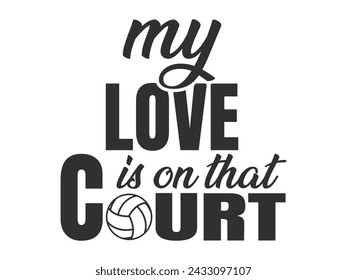Volleyball Typography Design, Volleyball Lettering Design, Volleyball Passion Typography Art, Volleyball Typeface Logo, Sports Vector, Typography Design, illustration
