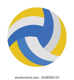 Volleyball Vector Flat Icon Design
