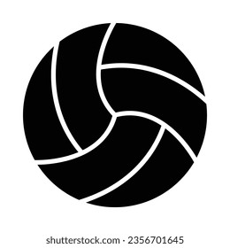 Icono De Glifo Vector VolleyBall Para Uso Personal Y Comercial.
