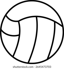 Volleyball vector icon. Can be used for printing, mobile and web applications.