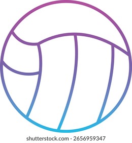 Icono de Vector de voleibol. Se puede utilizar para aplicaciones de impresión, móviles y de Web.