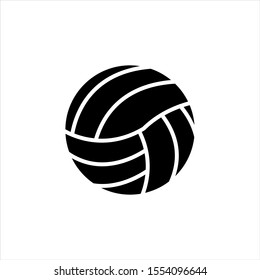 volleyball vector icon isolated on white background , editing for eps10