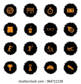 Volleyball  vector icons for web sites and user interface