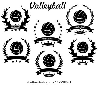 volleyball vector illustration