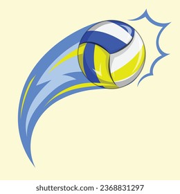 Volleyball-Vektorgrafik handgezeichnet