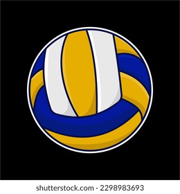 
Volleyball vector for illustration or merchandise