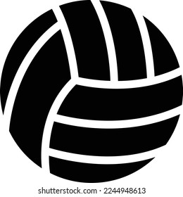 volleyball Vector illustration on a transparent background. Premium quality symmbols. Glyphs vector icons for concept and graphic design. 
