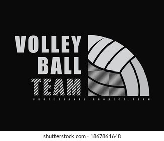 Volleyball vector illustration, perfect for t-shirts, clothing, hoodies and printing product designs