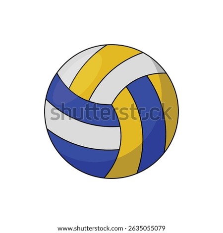 Volleyball Vector Illustration - Single Vector