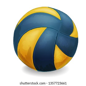 Volleyball. vector illustration. Sport.