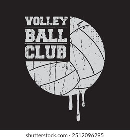 Volleyball vector illustration and typography, perfect for t-shirts, hoodies, prints etc.