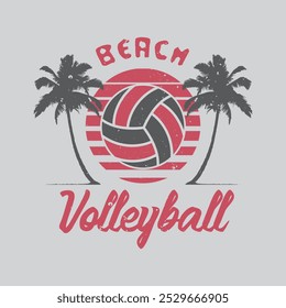 Volleyball vector illustration and typography, perfect for t-shirts, hoodies, prints etc