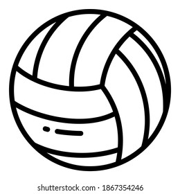 Volleyball-Vektorsymbol, Schule und Bildung