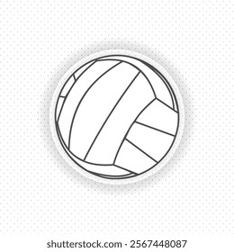 Volleyball Vector, Sport Ball, Graphic Design, Sports Equipment, Team Sports, Beach Volleyball, Indoor Volleyball, Competition, Game, Recreation, Leisure, Summer Sports, Vector Illustration, Clip Art