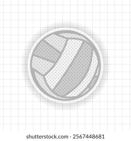 Volleyball Vector, Sport Ball, Graphic Design, Sports Equipment, Team Sports, Beach Volleyball, Indoor Volleyball, Competition, Game, Recreation, Leisure, Summer Sports, Vector Illustration, Clip Art