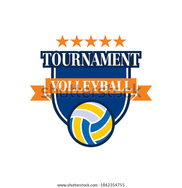 Volleyball Vector Sport Logo Vector Stock Vector (Royalty Free ...