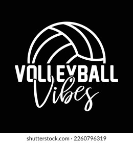 Volleyball Vibes svg design arts