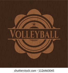 Volleyball wooden signboards
