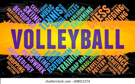 268 Volleyball word cloud Images, Stock Photos & Vectors | Shutterstock