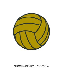 Volly ball vector game sport logo illustration emblem