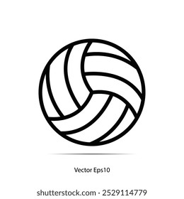 vollyball novo ícone vetor esporte