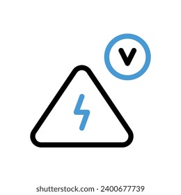 Volt Icon Vektorgrafik