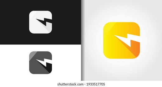 Volt Letter C Logo Set Idea Template Vector