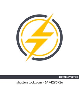 Volt Logo Modern Electronic Symbol