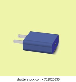 voltage adapter  power blue for smart phone