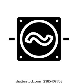 voltage electricity glyph icon vector. voltage electricity sign. isolated symbol illustration