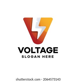 Logo-Design für Spannungsenergiegradition