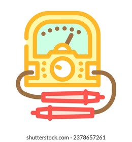 voltage measurement electronics color icon vector. voltage measurement electronics sign. isolated symbol illustration