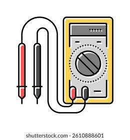 voltage measurement electronics color icon vector. voltage measurement electronics sign. isolated symbol illustration